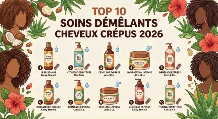 meilleurs démêlants cheveux pour crépus en 2026