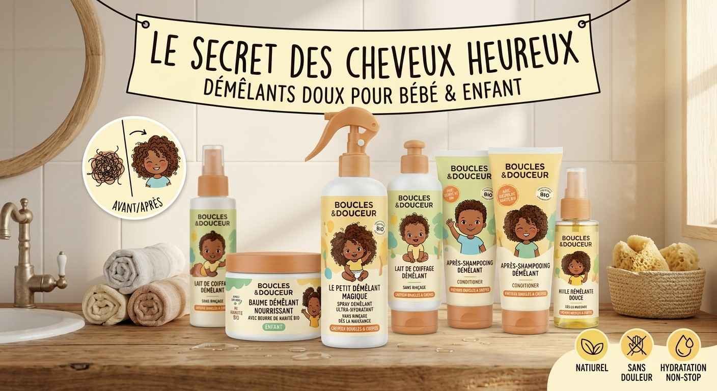meilleurs démêlants pour bébé et enfant aux cheveux bouclés et crépus en 2027
